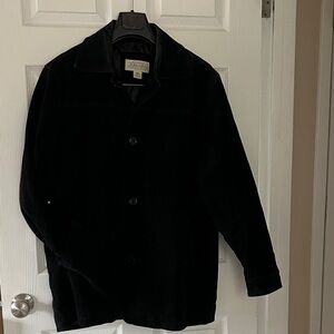 St John’s  Men's Classic Black leather Jacket